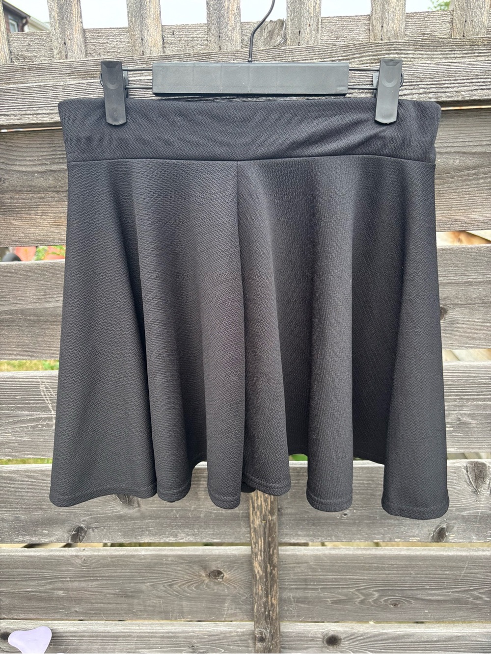 Black Skater Style Skirt